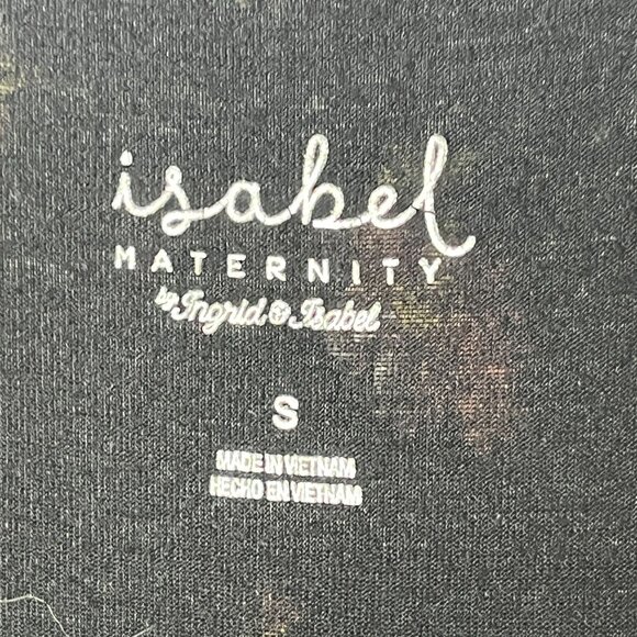 Ingrid & Isabel Maternity Black Floral Maxi Dress Small - Picture 6 of 11